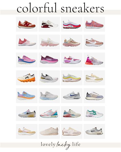 colorful sneakers for women